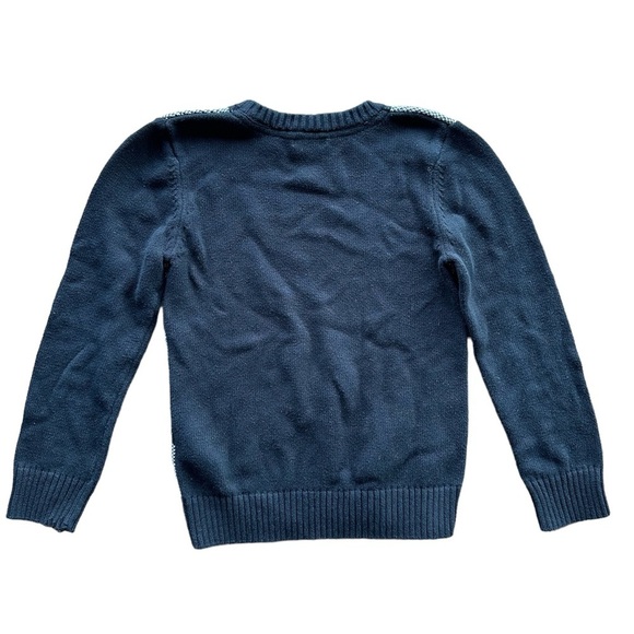 Joe Fresh Boys Buffalo Plaid Black/White Sweater Size 7/8 - Picture 3 of 6